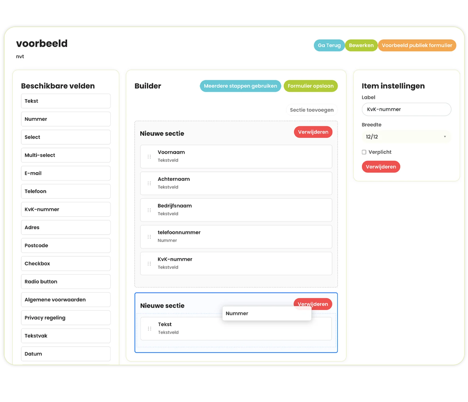 SolvCRM+ projectmanagement met klantinformatie en aangesloten bedrijfsprocessen